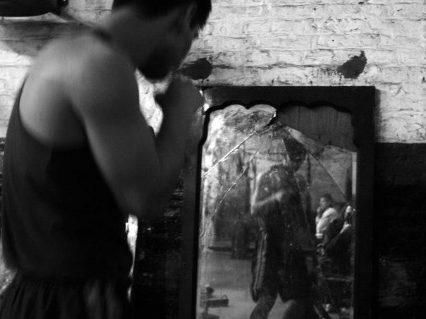shadow boxing