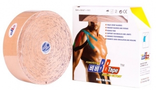 Кинезио тейп BBTape 5см*32м (Бежевый)