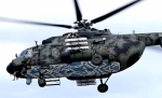 Появились фото вертолёта спецназа Ми-8АТМШ-ВН с улучшенной боевой живучестью и вооружением