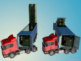 Контейнерная пусковая установка для тактических ракет